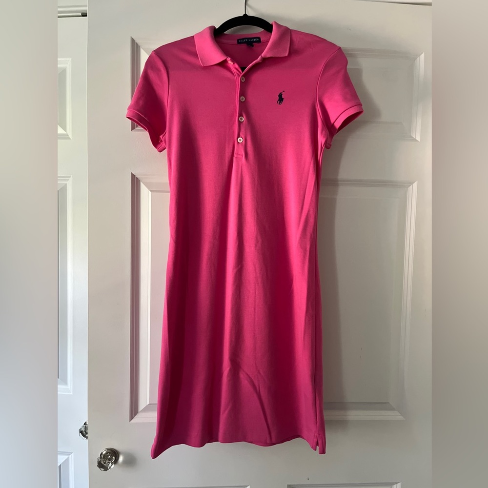 Ralph Lauren pink cotton dress